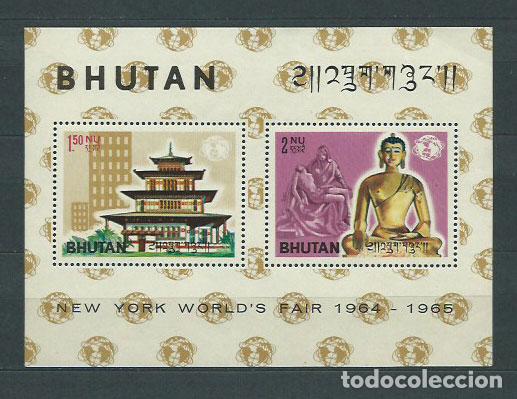 Stamps: Bhutan - Hojas Yvert 3 dentado y sin dentar (*) Mng