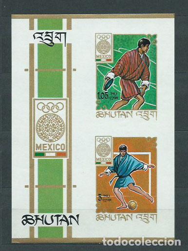 Stamps: Bhutan - Hojas Michel19A/B ** Mnh Deportes