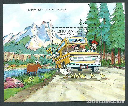 Stamps: Bhutan - Hojas Yvert 279 ** Mnh Walt Disney