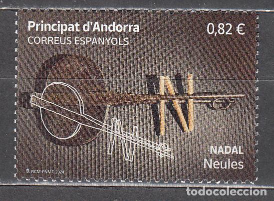 Stamps: Andorra Espa&ntilde;ola Correo 2024 Edifil 566 ** Mnh Navidad Neules