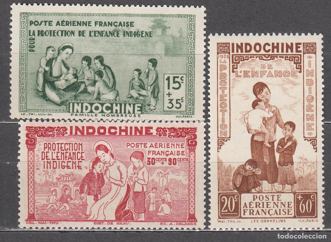 Stamps: Indochina - Aereo Yvert 20/22 ** Mnh