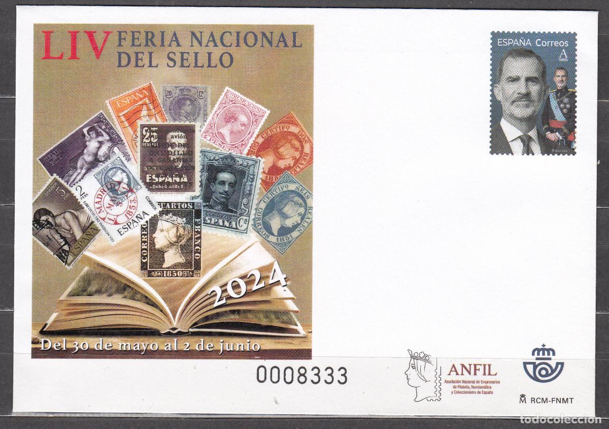 Stamps: Espa&ntilde;a II Centenario Sobres enteros postales 2023 Edifil 160 ** Mnh LIV Feria N