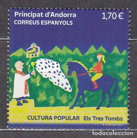 Stamps: Andorra Espa&ntilde;ola Correo 2024 Edifil 553 ** Mnh Tres Tombs