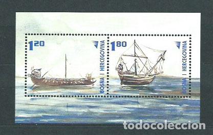 Stamps: Bosnia - Hojas Yvert 17 ** Mnh Barcos