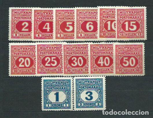 Selos: Bosnia - Tasas Yvert 14/26 */(*) Mh/Mng