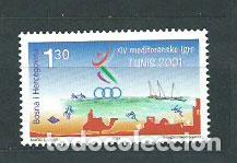Selos: Bosnia - Correo 2001 Yvert 358 ** Mnh Juegos de T&uacute;nez