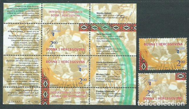 Selos: Bosnia - Correo 2006 Yvert 514/5+H.29 ** Mnh Integraci&oacute;n