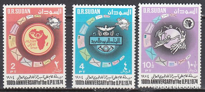 Selos: Sudan - Correo Yvert 275/77 ** Mnh Centenario UPU