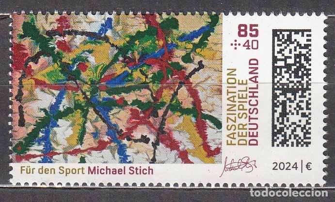 Timbres: Alemania Federal Correo 2024 Yvert 3604/6 ** Mnh Sobrecarga sellos 3 valores