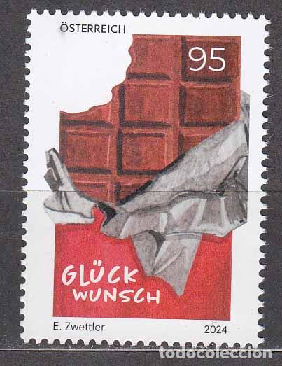 Timbres: Austria Correo 2024 Yvert 3657 ** Mnh Felicidades