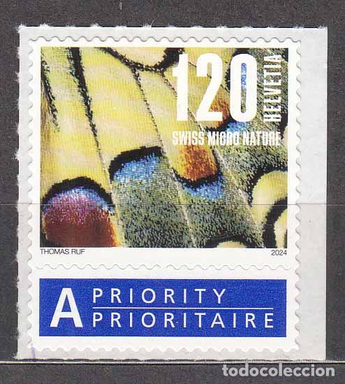 Timbres: Suiza Correo 2024 Yvert 2813 ** Mnh Ala de Mariposa