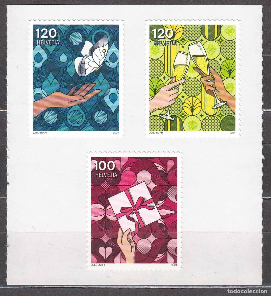 Timbres: Suiza Correo 2024 Yvert 2823/25 ** Mnh Eventos Especiales