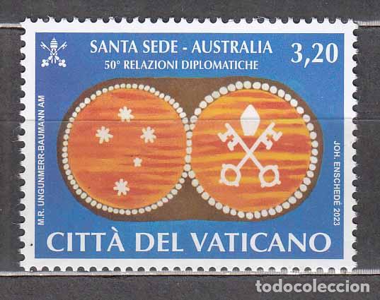Timbres: Vaticano Correo 2023 Yvert 1943 ** Mnh Relaciones Diplomaticas con Australia