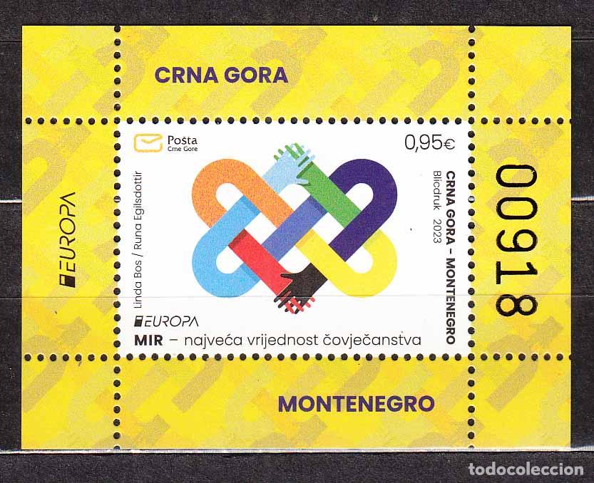 Sellos: Montenegro - Correo Yvert 496 ** Mnh Europa 2023 - La Paz
