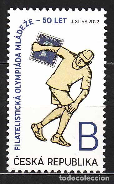 Sellos: Chequia - Correo 2022 Yvert 1012 ** Mnh Olimpiada Filatelica