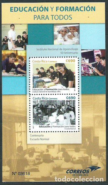 Sellos: Costa Rica - Hojas Yvert 40 ** Mnh