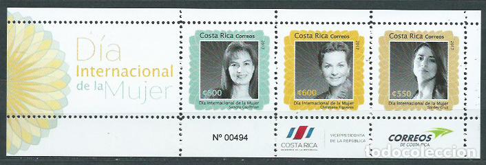 Sellos: Costa Rica - Hojas Yvert 54 ** Mnh Dia Internacional de la Mujer