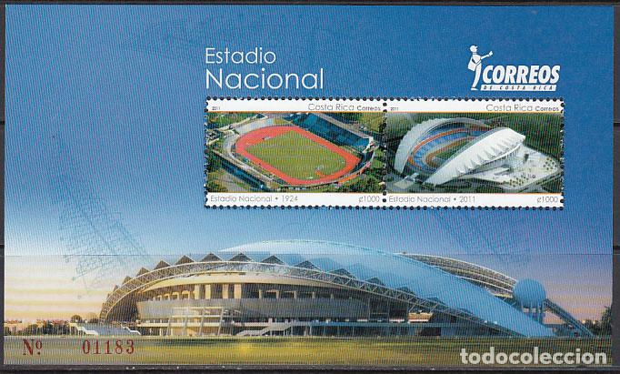 Briefmarken: Costa Rica - Hojas Yvert 25 ** Mnh Estadio de f&uacute;tbol