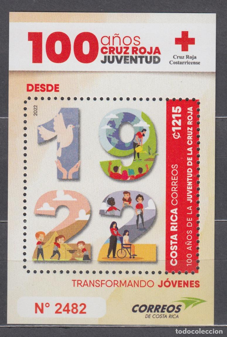 Briefmarken: Costa Rica Hojas Yvert 91 ** Mnh 100 A&ntilde;os Cruz Roja