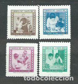 Briefmarken: Costa Rica - Correo 1964 Yvert 269/72 ** Mnh Navidad