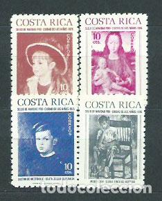 Briefmarken: Costa Rica - Correo 1976 Yvert 326/9 ** Mnh Navidad
