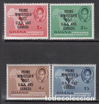 Sellos: Ghana - Correo 1958 Yvert 25/8 ** Mnh