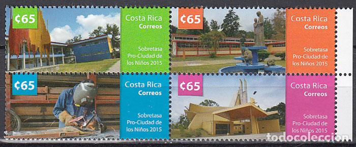 Sellos: Costa Rica - Correo 2015 Yvert 976/79 ** Mnh Ciudades