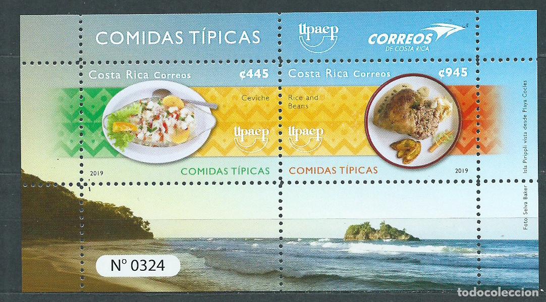 Sellos: Costa Rica Correo 2019 Yvert 1004/5 ** Mnh Upaep Comidas Tradicionales Gastronom