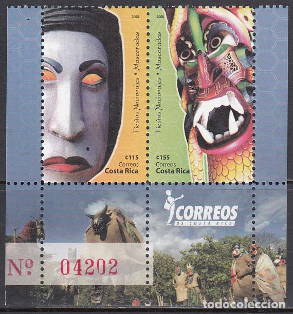 Sellos: Costa Rica - Correo 2008 Yvert 877/8 ** Mnh