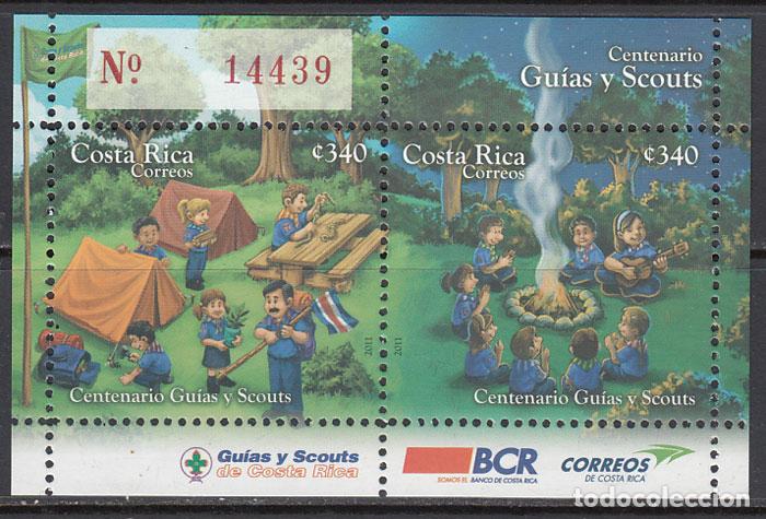 Sellos: Costa Rica - Correo 2011 Yvert 947/8 ** Mnh Scoutismo