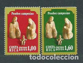 Selos: Costa Rica - Aereo 1979 Yvert 755/6 ** Mnh Navidad