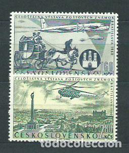 Selos: Checoslovaquia - Aereo Yvert 49/50 ** Mnh Avi&oacute;n