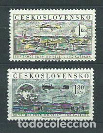 Selos: Checoslovaquia - Aereo Yvert 47/48 ** Mnh Kaspar ingeniero