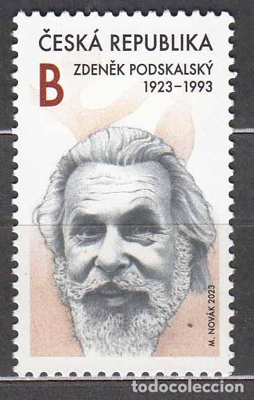 Selos: Chequia - Correo 2023 Yvert 1032 ** Mnh Personaje Zdenek Podskalsky
