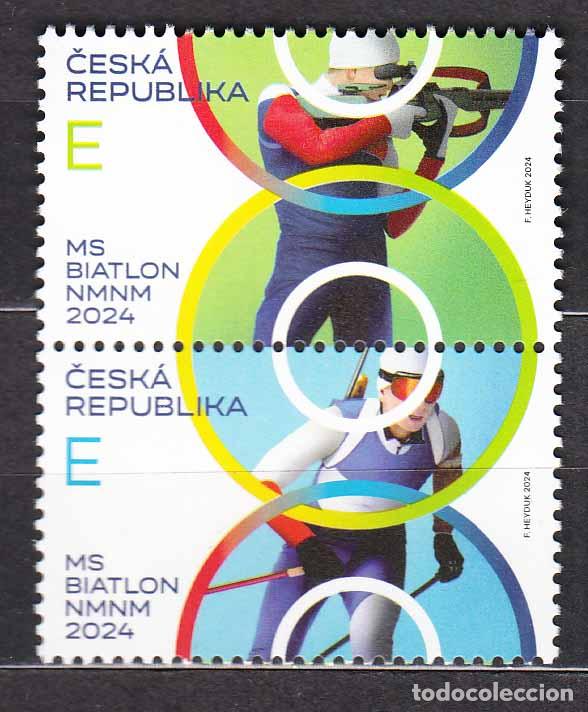 Selos: Chequia - Correo 2024 Yvert 1065/66 ** Mnh Deportes