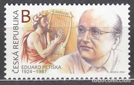 Selos: Chequia - Correo 2024 Yvert 1075 ** Mnh Personaje Eduard Petiska