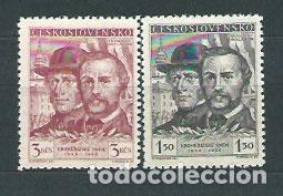 Selos: Checoslovaquia - Correo 1948 Yvert 472/3 ** Mnh Personajes