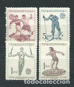 Selos: Checoslovaquia - Correo 1951 Yvert 584/7 * Mh Deportes