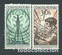 Selos: Checoslovaquia - Correo 1958 Yvert 967/8 ** Mnh