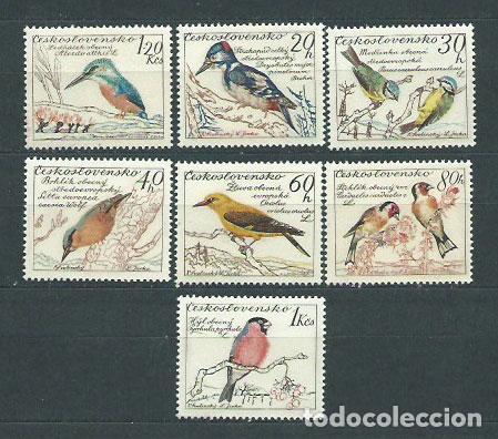 Selos: Checoslovaquia - Correo 1959 Yvert 1046/52 ** Mnh Fauna aves