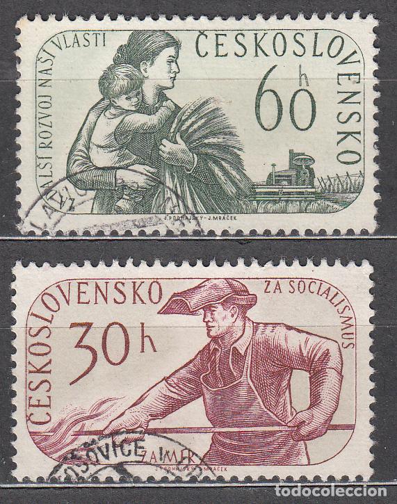 Selos: Checoslovaquia - Correo 1960 Yvert 1082/3 usado