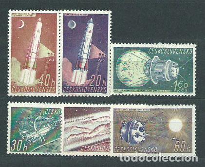 Selos: Checoslovaquia - Correo 1961 Yvert 1132/7 ** Mnh Astro