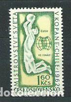 Selos: Checoslovaquia - Correo 1962 Yvert 1225 * Mh Deportes f&uacute;tbol