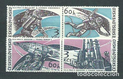 Selos: Checoslovaquia - Correo 1965 Yvert 1395/8 ** Mnh Astro
