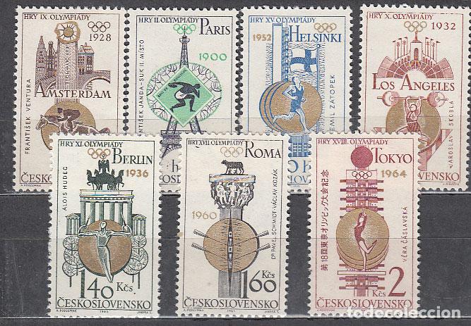 Selos: Checoslovaquia - Correo 1965 Yvert 1388/94 ** Mnh Deportes