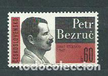 Selos: Checoslovaquia - Correo 1967 Yvert 1577 ** Mnh Pier Bezcruc escritor