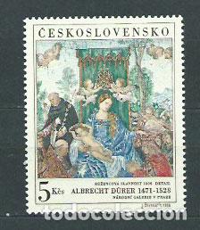 Selos: Checoslovaquia - Correo 1968 Yvert 1653 ** Mnh Pintura