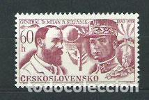 Selos: Checoslovaquia - Correo 1969 Yvert 1722 ** Mnh Milan Stefanik