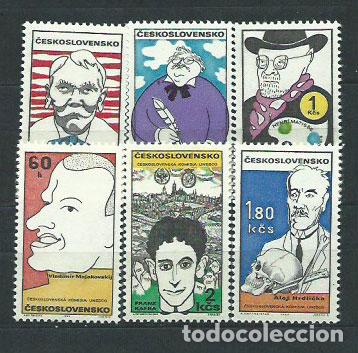 Selos: Checoslovaquia - Correo 1969 Yvert 1725/30 ** Mnh Caricaturas