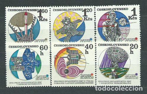 Selos: Checoslovaquia - Correo 1970 Yvert 1814/9 ** Mnh Astro